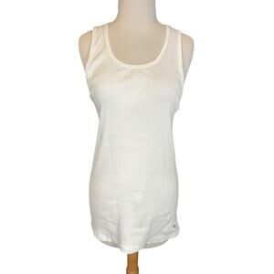 Calvin Klein Ribbed Tank XL White 2 Pack Minimal 90s Cotton Clean Girl Aesthetic